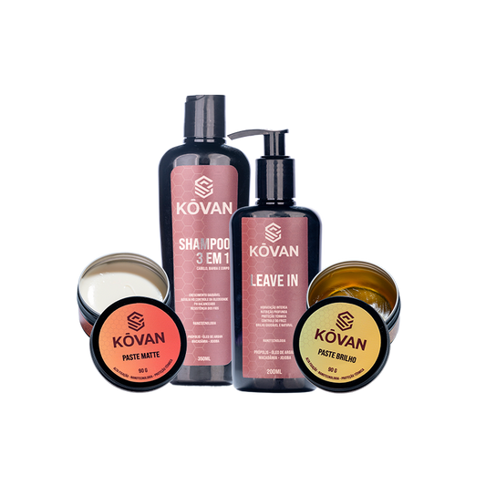 Kit Shampoo + Leave in + Pomada